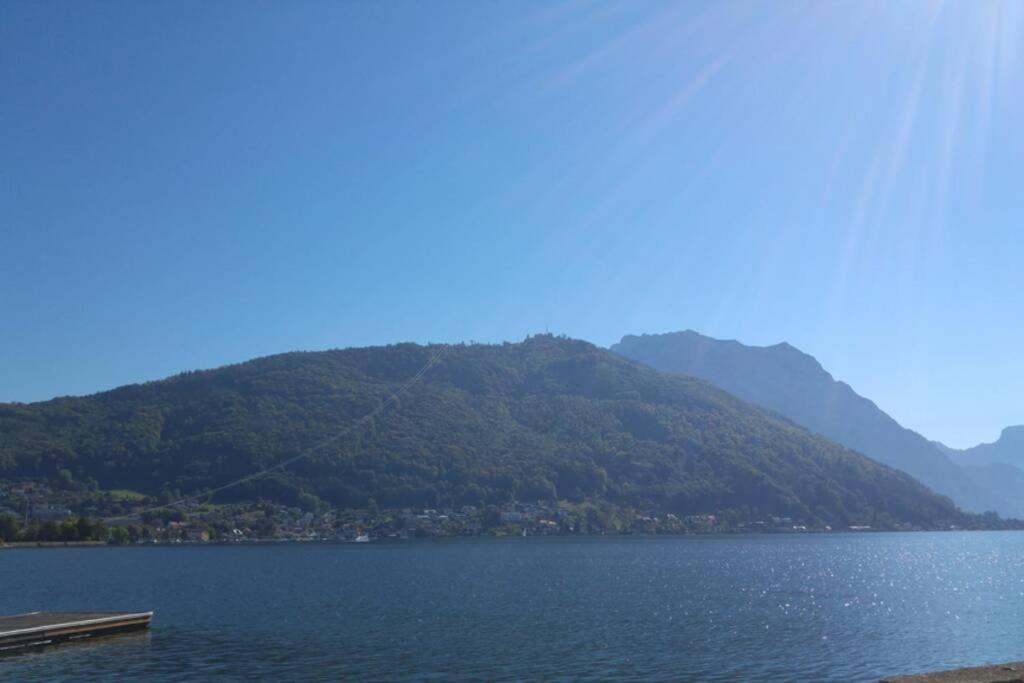 Altstadtwohnung Traunstein Mit Traunseeblick 1A Gmunden Eksteriør bilde
