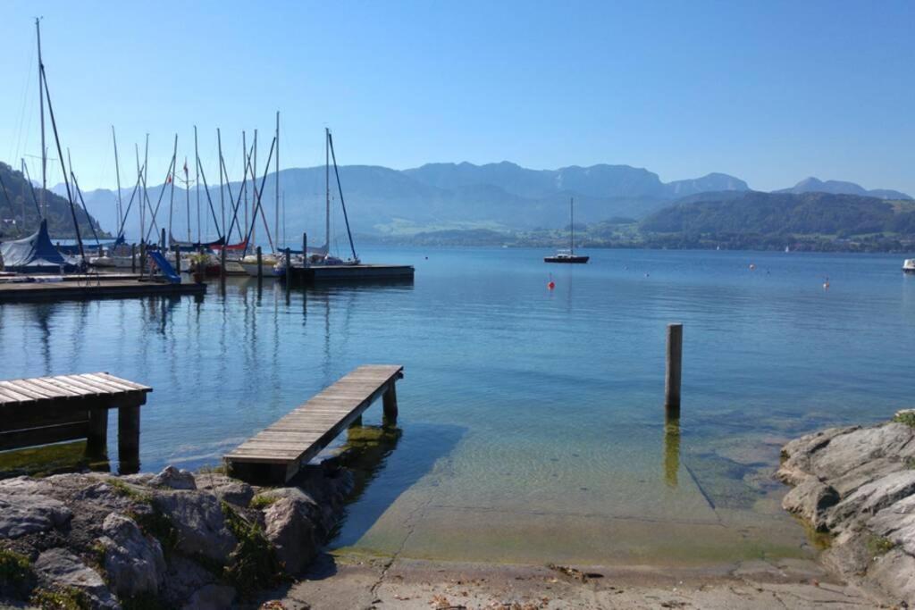 Altstadtwohnung Traunstein Mit Traunseeblick 1A Gmunden Eksteriør bilde