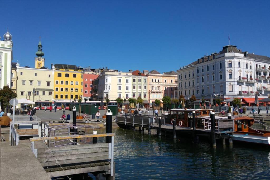 Altstadtwohnung Traunstein Mit Traunseeblick 1A Gmunden Eksteriør bilde